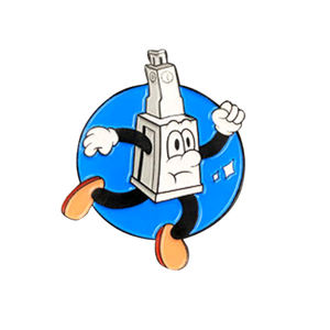 Badges personnalisés par le fabricant, en métal argenté, émail doux, badges d'anime, écologiques, couleur personnalisée, personnalisation en gros - Product Image 6