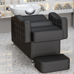 Cama de lavado de cabello para barbería, cama de terapia capilar, cama con chorro de agua dedicada para peluquería, cama integrada para lavado y masaje capilar - Product Image 5