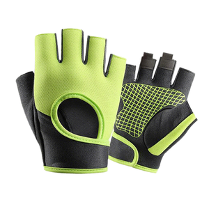 Gants de sport unisexes à doigts courts, respirants, rembourrés et extensibles, pour la musculation, le cyclisme et la gym, disponibles en plusieurs couleurs, vente en gros - Product Image 1