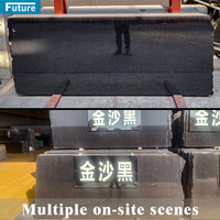Prix le moins cher prix bas noir Galaxy granit Abosute granit noir Inde granit noir pour projet de décoration d'escalier