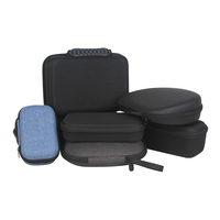 Personnalisé Portable Étanche Coque Rigide Fermeture Éclair Chapeau Transportant L'insuline Refroidisseur Stylo Doigt Oxymètre De Pouls 2 Vr Voyage Eva Cas