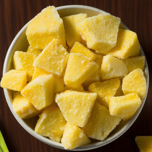 Ananas surgelé IQF de qualité supérieure, coupé en dés et en tranches, saveur tropicale, idéal pour les smoothies et la cuisine - Product Image 3