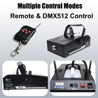Machine à fumée 1500W avec télécommande sans fil pour DJ, bar, fête, mariage, équipement d'effets de scène