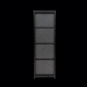 Modern Living Room Fabric <b>Cabinets</b> - Freestanding Durable Stainless Steel MDF Panel Pine, Various Colors for Bedroom Dresser - Product Image 4