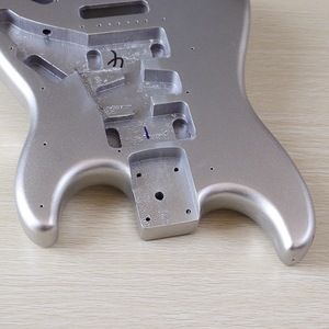 Corpo per <span class=keywords><strong>Chitarra</strong></span> Elettrica Stile ST in Argento, Kit Fai-da-Te per Costruzione <span class=keywords><strong>Chitarra</strong></span>, Accessori Metallici Lightning - Product Image 5