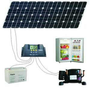 Refrigerador de 90L de Ultra <span class=keywords><strong>Bajo</strong></span> <span class=keywords><strong>Consumo</strong></span>, DC 12V-24V, con Compresor Solar y Compartimento de Congelación para Hotel, Hogar, RV, Kenia - Product Image 5