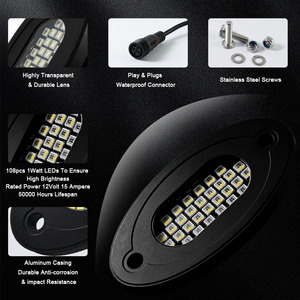 Образец Kingshowstar, 24/36/30/44/57, водонепроницаемые многоцветные светодиодные фонари RGBW под светящимися неоновыми лампами автомобиля для тестирования - Product Image 4