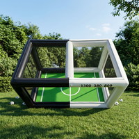 Terrain de football gonflable sur mesure pour drone, pour activités intérieures et extérieures
