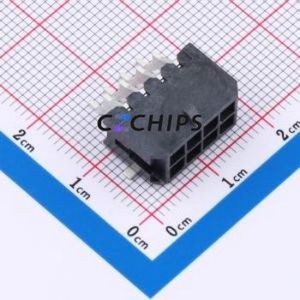 WB5557W-080R-0W Wire-to-Board Pin Header SMD,P=3mm,Horizontal Mount Connector 2x4P 3mm Horizontal Mount Micro-Fit (MX 3.0) - Product Image 1