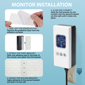 Nuevo Monitor de Calidad del Agua 7 en 1, Medidor Inteligente de Agua para Acuarios, para PH, Temperatura, TDS, EC, Salinidad, SG, ORP, Conexión Wifi - Product Image 2