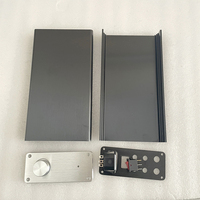 Boîtier d'amplificateur de puissance karaoké en alliage d'aluminium DIY, boîtier audio domestique, préampli