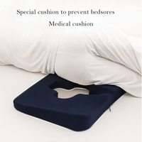 Bravo Gel Coussin de siège de fauteuil roulant pour escarres Soulager la douleur sciatique Coussin de chaise avec housse antidérapante