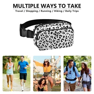 Riñonera pequeña personalizada con logo para exteriores, bajo MOQ, con cierre de cremallera, para hombre y mujer - Product Image 6