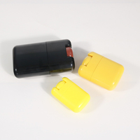 Conteneur de déodorant en stick ovale en gros, 15 g, noir, conteneur de stick à visser, stick de déodorant vide, emballage en plastique
