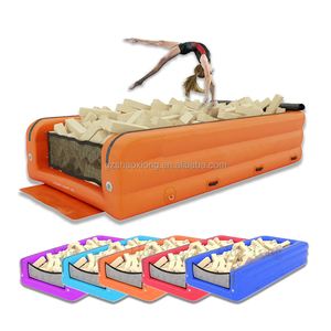 Mới Đến Không Khí Bọt Pit PVC Tập Thể Dục Tầng Hạ Cánh Inflatable Di Động Pit Phòng Tập Thể Dục Không Khí Theo Dõi Thể Dục Thiết Bị Đào Tạo Bảo Vệ - Product Image 2