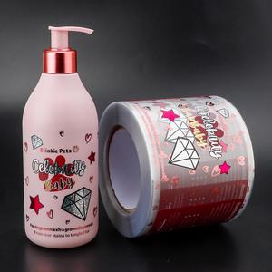 Blinkle Pets Celebrity Baby Transparent PET Label Sticker Waterproof Rectangular <b>UV</b> Printing for Personal Care Packaging - Product Image 4