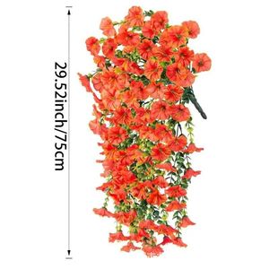 Ruyin Artificial Morning Glory Vines Silk Flowers For Wedding Home <b>Decor</b> <b>Wall</b> Hanging Outdoor Landscaping Decorations - Product Image 5