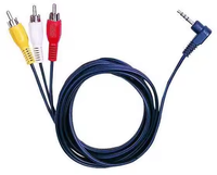 Cable Universal para Videocámara DV AV con Conectores S-Video y RCA, Revestimiento de PVC, Blindaje Trenzado, Longitud Personalizable