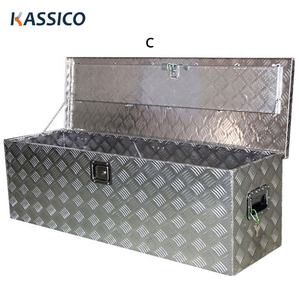 Custom Truck Bed Alu Tool Box, Aluminum Heavy Duty Toolbox For Pickup Auto Car Trunk