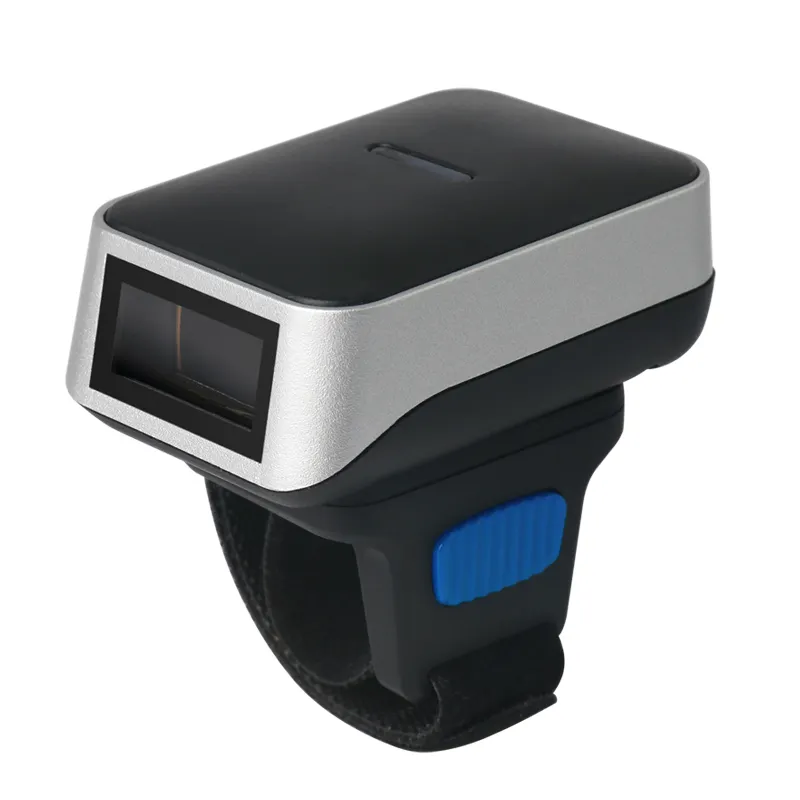 Bluetooth 3-in-1 Warehouse Small Size Ring Finger 1D Laser Wireless Barcode Scanner
