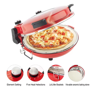 Aifa, gran oferta, auténtica máquina redonda para hacer pan <span class=keywords><strong>de</strong></span> Pizza <span class=keywords><strong>de</strong></span> 12 pulgadas, horno eléctrico para Pizza con ventana y sartén con vista - Product Image 5