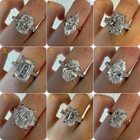 Bague solitaire personnalisable 1 à 5 carats, taille ovale, or 10K, 14K, 18K, diamant de laboratoire cultivé CVD HPHT certifié IGI pour fiançailles et mariage