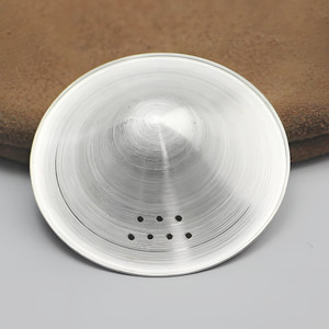 Couvre-tétons en argent 999 pour l'allaitement, ajouré avec petits trous, sans bretelles, ultra-fin, antibactérien, respirant - Product Image 2