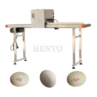 Estampador de huevos de alta automatización/Máquina de sellos de huevos de gallina/Impresora de fecha de caducidad de huevos