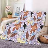 MOQ 1 Couverture Polaire Douce et Chaude Personnalisée en Minky Sherpa pour l'Hiver, Plaid Moelleux 50 X 60 60 X 80