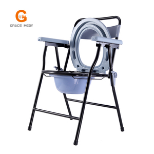 Chaise de toilette et de douche en plastique de qualité hospitalière avec cuvette - Product Image 4