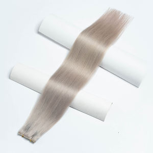 Extensions de cheveux humains vierges à double trame, 100g, origine européenne, qualité supérieure, résistantes à la chute, couleur claire, nouveau donneur pour - Product Image 1