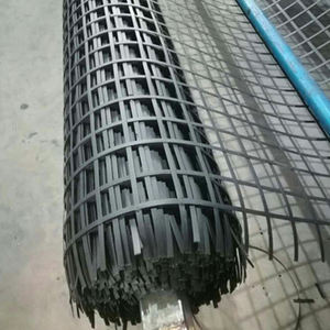 Стальная пластиковая георешетка для подпорной стены и дорожного строительства по низкой цене 100 кН 80 кН 70 кН 50 кН 30 кН георешетка - Product Image 1