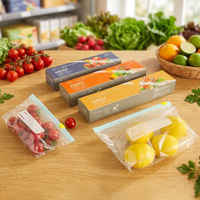 China Slider Ziplock Verpakkingstasjes Groente Slider Ziplock Plastiek Zakjes Bedrukte Plastiek Groente & Fruit Verpakkingstasjes