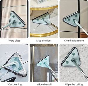 Sản Phẩm Làm Sạch <span class=keywords><strong>Masthome</strong></span> Có Thể Tháo Rời 360 Quay Tam Giác Lau Với Sợi Nhỏ Chenille Sàn Cleaner Twist Lau - Product Image 5