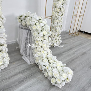 Bán buôn Chất lượng cao lụa hoa hồng RUNNERS Hoa Lối đi Runner đám cưới hàng trang trí Nhân Tạo Hoa cưới - Product Image 1