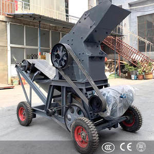 Concasseur à marteaux diesel portable 30tph PC 800x600, petite machine mobile de concassage de roche - Product Image 2