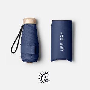 Paraguas de Bolsillo de Doble Uso para Adultos - Manual, con Panel Grueso, Mini, Ligero, para Publicidad, Regalos Empresariales, Logotipo Personalizado, Estilo Americano - Product Image 3