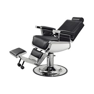 Silla <span class=keywords><strong>de</strong></span> barbería <span class=keywords><strong>de</strong></span> cuero y PVC con rotación <span class=keywords><strong>de</strong></span> 360 grados, estilo europeo antiguo, venta al por mayor <span class=keywords><strong>de</strong></span> fábrica - Product Image 1