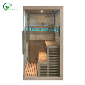 2022 vendita calda nuovo Design uso domestico cedro Sauna a vapore personale per interni
