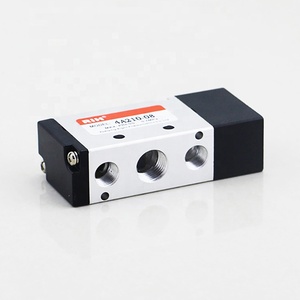 Valvole Solenoidi Pneumatiche RIH di Alta Qualità Tipo Airtac 1/4 Pollici 220V 110V AC 12V 24V DC a 5/2 Vie per Controllo Aria - Product Image 3