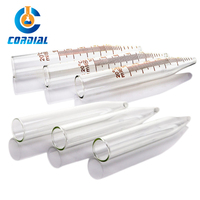 Tube à centrifuger conique en verre borosilicate 3.3 CORDIAL 10/15/25/50 ml pour usage en laboratoire