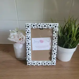 Football Relief Designer Wooden Frame For Tabletop Photos