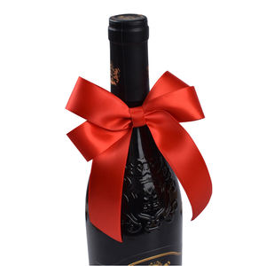 Kostenlose Muster Polyester 1,5 Zoll Individuelle Geschenkbänder 7/8 Zoll Bandrolle 4cm 1 1/2 Satinband für Geschenkverpackung - Product Image 4