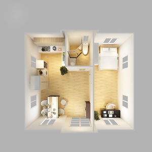 Casa Contenedor Expandible de 40 y 20 Pies, Instalación Rápida, Panel Sándwich de Acero, Casa Modular, Diseño Moderno, <span class=keywords><strong>Residencial</strong></span> de Lujo - Product Image 3