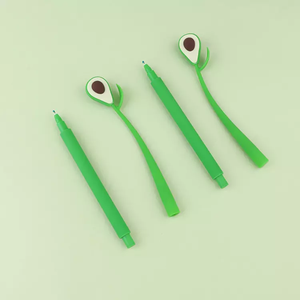 Bolígrafo Divertido de <span class=keywords><strong>Aguacate</strong></span> Verde Estilo Coreano KUKI, Éxito de Ventas 2022, Regalo para Niñas, Papelería Kawaii - Product Image 5