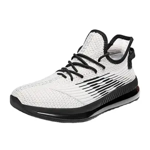 Topsion China Wholesale Websites Knitting Upper Rubber Sole Comfortable Mens Sneaker White Men'S Sports Shoes Sneakers