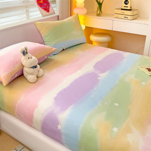 Juego <span class=keywords><strong>de</strong></span> Ropa <span class=keywords><strong>de</strong></span> Cama Infantil <span class=keywords><strong>de</strong></span> 3 Piezas 100% Algodón, Estilo Fresco, Lindos Estampados <span class=keywords><strong>de</strong></span> Dibujos Animados, Sábana Ajustable Suave y Duradera, Fundas <span class=keywords><strong>de</strong></span> Almohada Hipoalergénicas - Product Image 3
