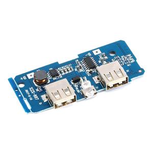 Dual Micro-USB 3,7 V a 5V 2A Banco de energía móvil DIY 18650 Cargador de batería de litio Placa PCB Boost Step up <span class=keywords><strong>Module</strong></span> - Product Image 1