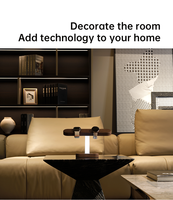 Lampe de chevet LED en bois massif naturel, lumière chaude, lampe de bureau minimaliste en bois pour chambre d'enfant, décoration de la maison