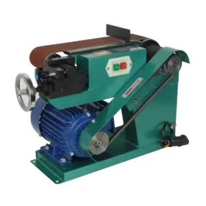 YEF-915A Industrial Grade Flat Grinder 380V Lixadeira de Alta Qualidade 4 "x 36" Belt Grinder para Polimento de Vários Materiais 0.75Kw